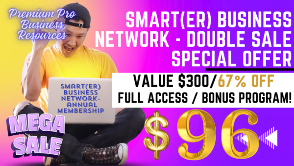 SMART(ER) Business Network Annual Membership Special Sale Banner