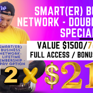 SMART(ER) Business Network Lifetime Membership 2 Pay Option Sale Banner