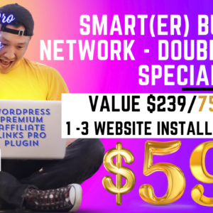 SMART(ER) Business Network Tools - WordPress Premium Affiliate Links Pro Plugin Sale Banner