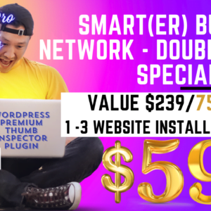 SMART(ER) Business Network Tools - Thumbnail Inspector Premium WordPress Plugin Sales Banner