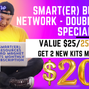 SMART(ER) Business Network Lead Magnet Kits Monthly Subscription Sale Banner