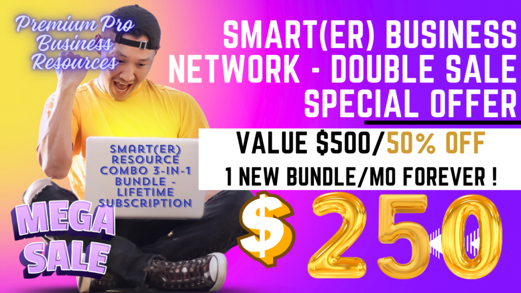 SMART(ER) Network Resource 3 in 1 Bundle Lifetime Sales Banner 