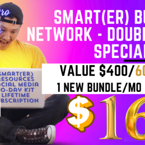 SMART(ER) Business Resources 30-Day Social Media Kit Lifetime Subscription Sales Banner