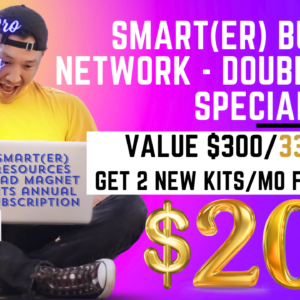 SMART(ER) Business Resources Lead Magnet Kits Annual Subscription Sale Banner
