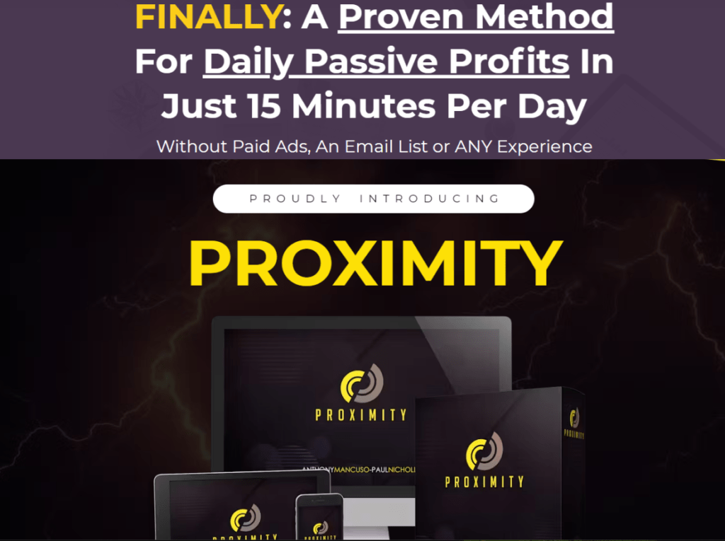 Proximity Affiliate Marketing Training Course Feature Image