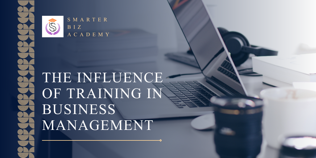 Blue and White Modern Business Operation Management Presentation (Banner Landscape)