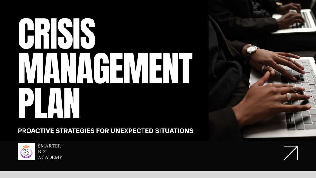 Black and White Corporate Crisis Management Presentation