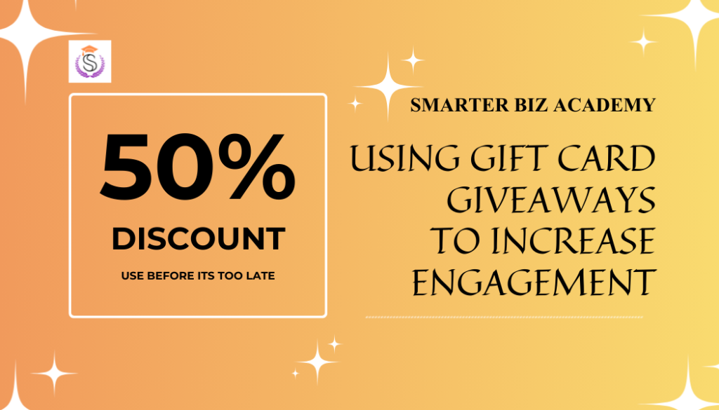 Blue Gradient Apparel Gift Voucher Card Business Card