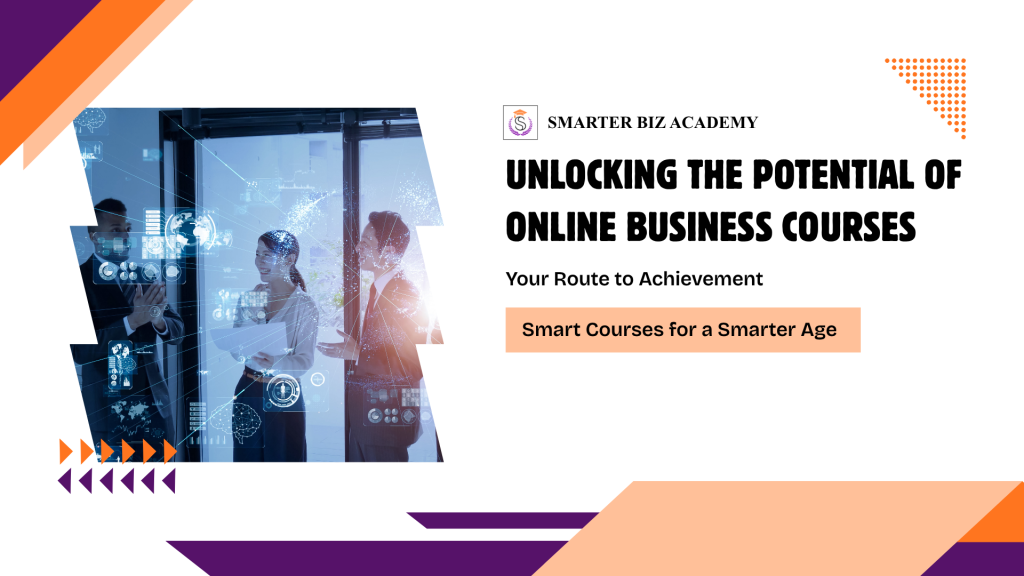 Blue Green and White Modern Business Courses for the Digital Age Presentation