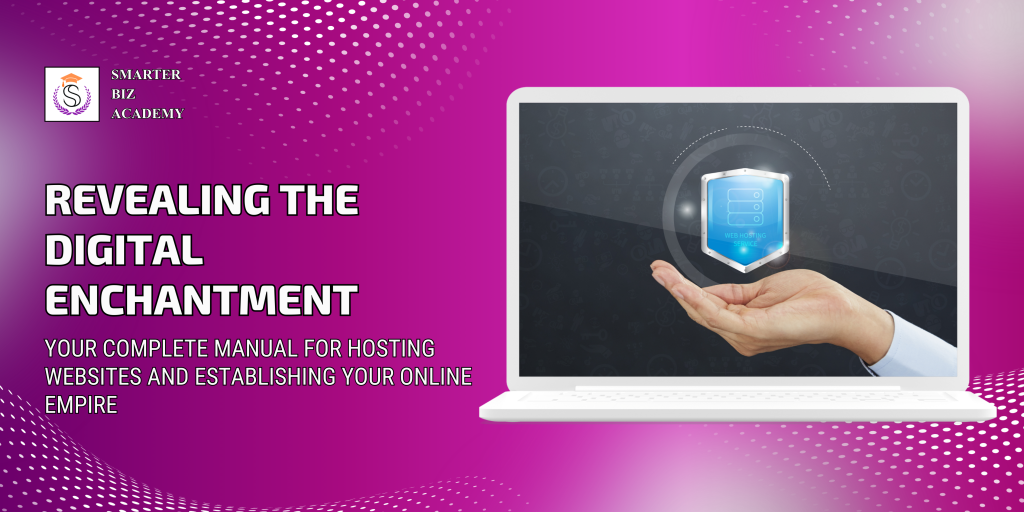 Blue And White Modern Web Hosting Banner